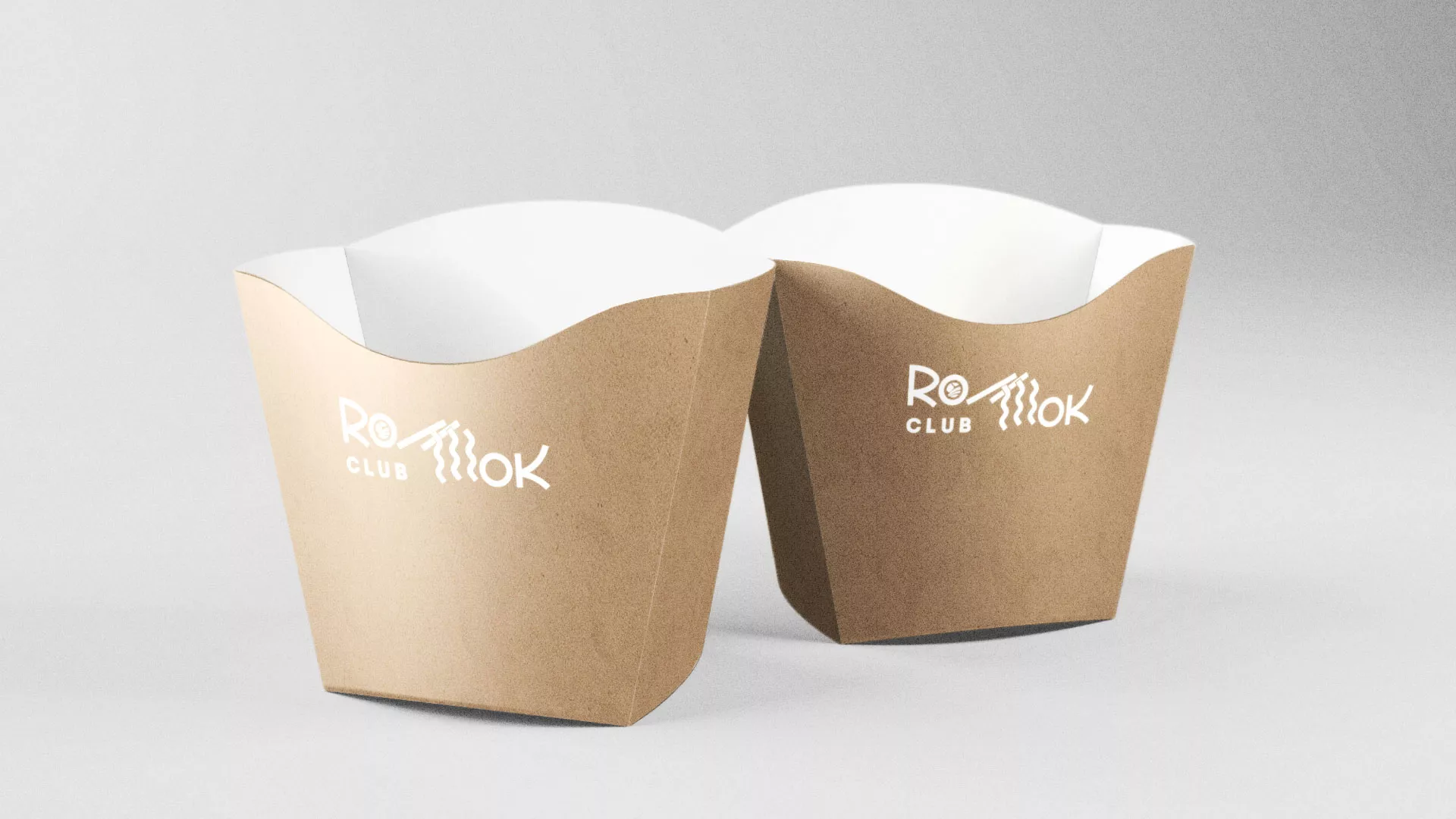 Создание логотипа суши-бара «Roll Wok Club» в Каменске-Уральском