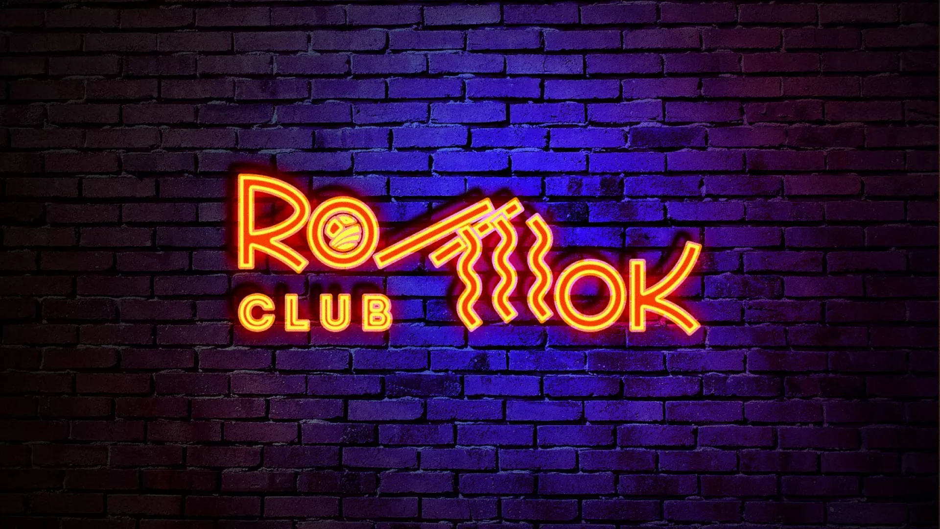 Разработка интерьерной вывески суши-бара «Roll Wok Club» в Каменске-Уральском